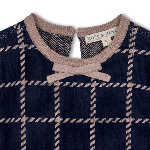 Image of Hope & Henry Girls' Milano Tipped Sweater Dress