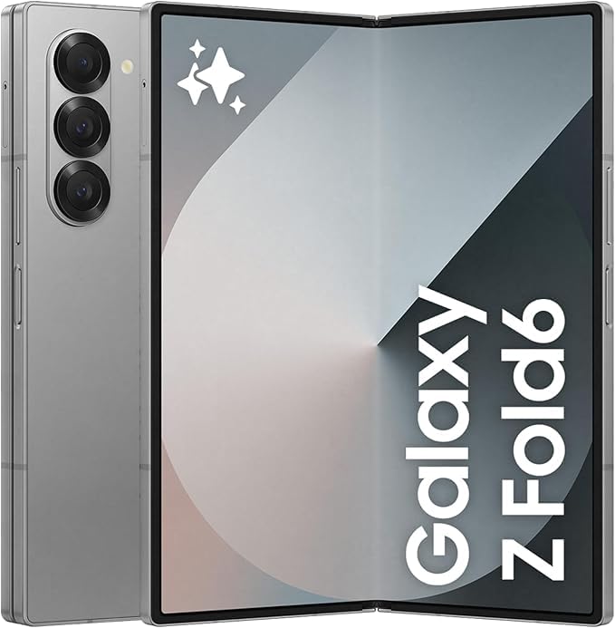 SAMSUNG Galaxy Z Fold 6 Dual SIM Silver shadow 12GB RAM 512GB 5G - Middle East Version