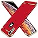 iPhone X Case, TORRAS [Lock Series] 3 in 1 Hybrid Hard Plastic Case Ultra Thin and Slim Anti-scratch Matte Finish Cover Case for Apple iPhone X - Red