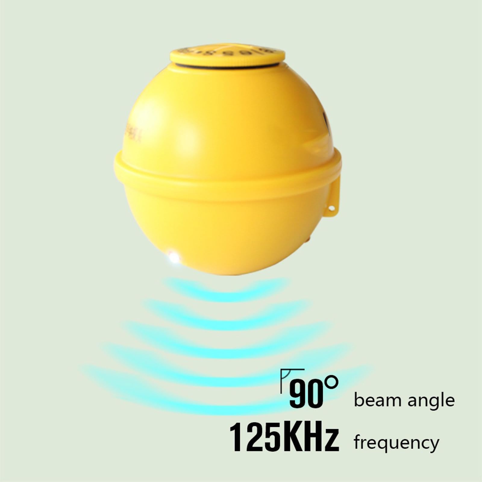 Ecoscandaglio wireless ricaricabile per pesca Ecoscandaglio portatile per pesca con profondità dell'acqua 45M
