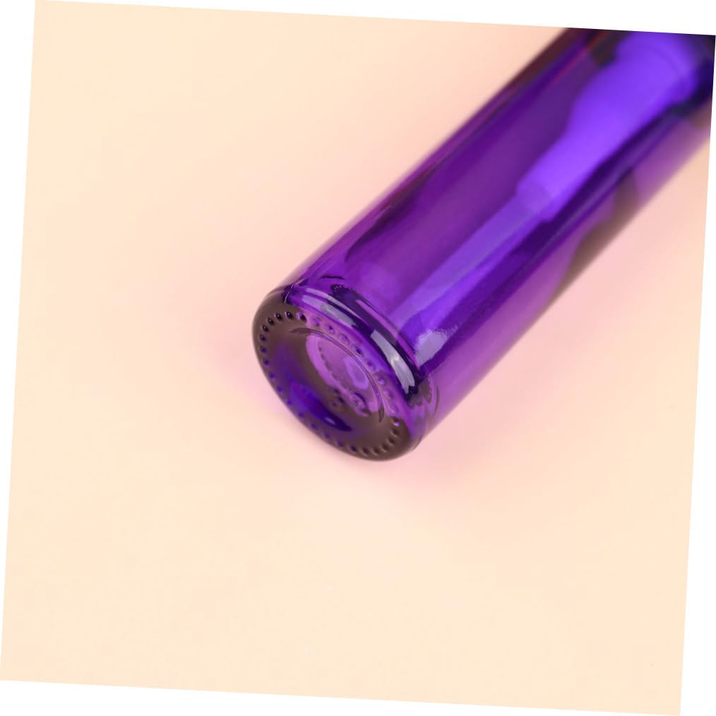 Outanaya Parfüm Sprühflaschen für Reisen Wiederbefüllbar für Tragbar und 20 Stück 10ml aus Glas Violette Glas Sprühflasche Ätherische Öle Parfüms und Kölnisch Wasser