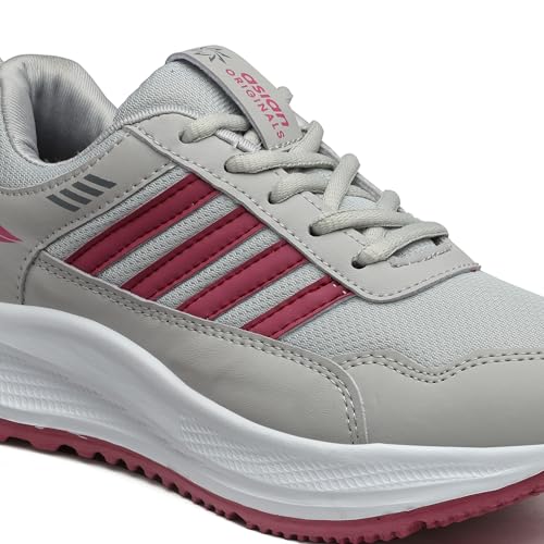 Image of ASIAN Women's Fashion-13 Sports Running,Walking & Gym Shoes For Eva Sole Casual Sneaker Lightweight Lace-Up Shoes For Girl's