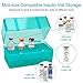 iGuerburn 8-Slot Diabetic Insulin Vial Storage for Fridge, 10ML Injection Vial Holder Case - Meeting Your Insulin Storage Needs (Green)