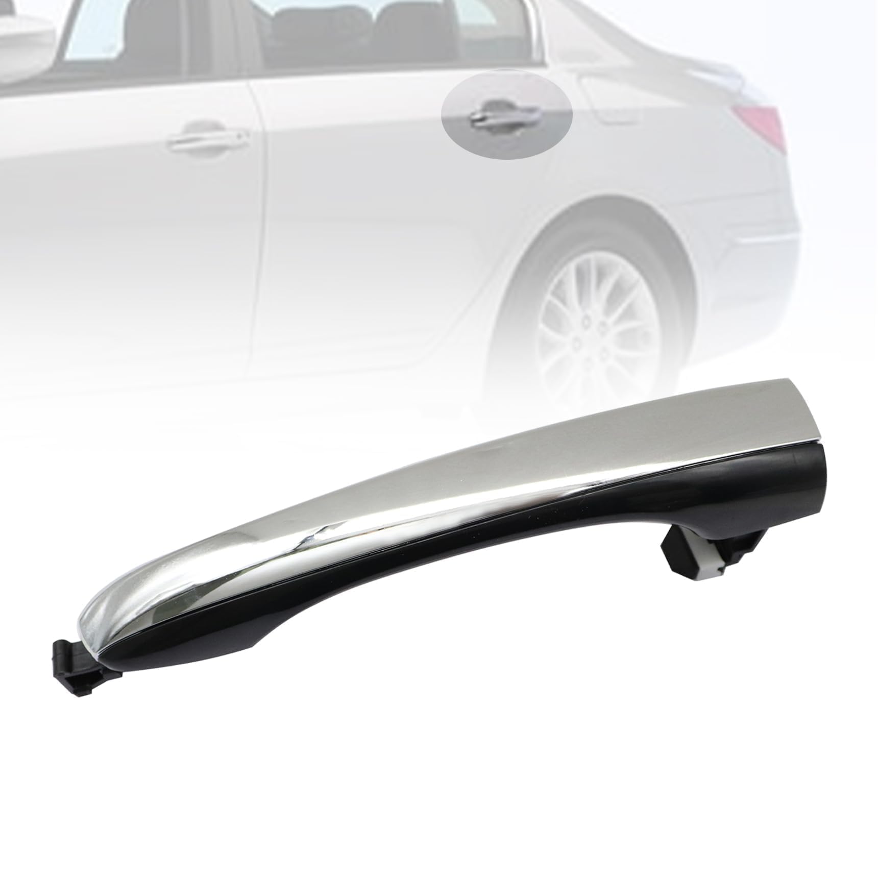Amazon.com: ATUOTPO Chrome Rear Left Side Exterior Door Handle