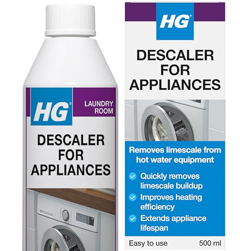 HG Descaler – Powerful Limescale Remover for Kettles, Coffee Machines, Washing Machines & Irons – 500ml