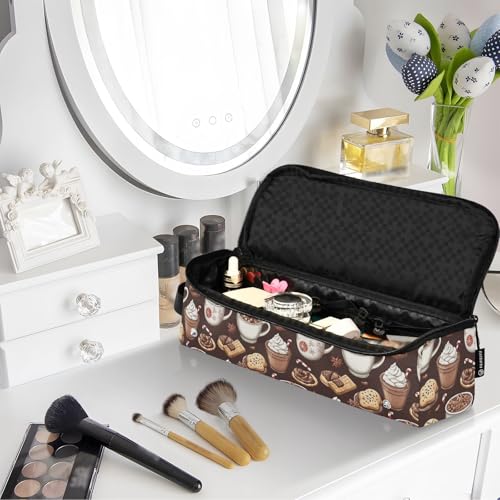 Bolsa de viaje resistente al calor para herramientas de cabello, organizador portátil para planchas, rizadores y accesorios de cuidado capilar miniatura 7