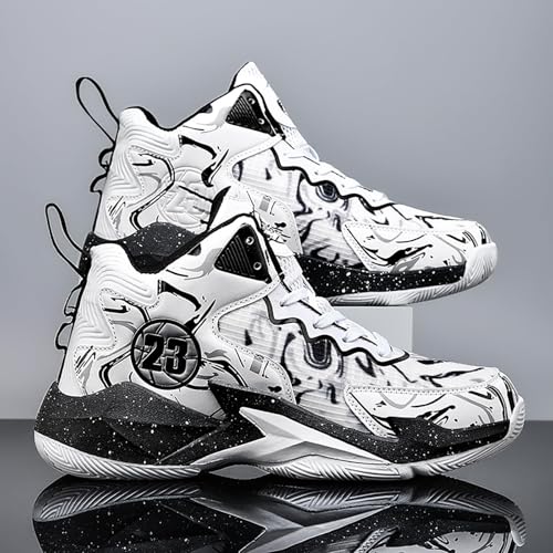 Image of Men's Basketball Shoes Fashion Printed Sneakers