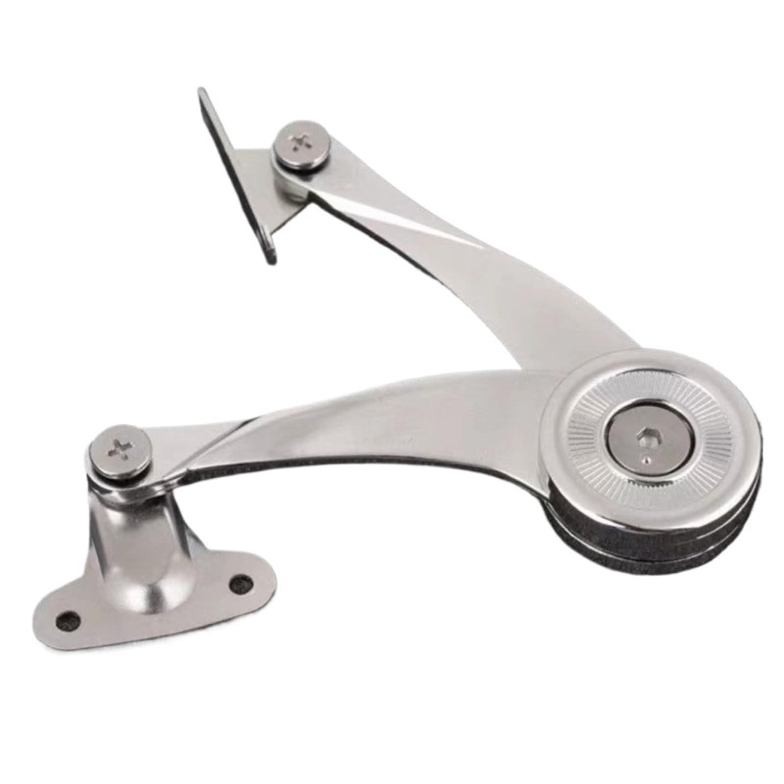 Hudfvioi One Color Cabinet Hinges 1Pcs Stop Hydraulic Hinges Kitchen Cabinet Door Adjustable Polish Hinge Furniture Lift Up Flap Stay Support Hardware For Furniture