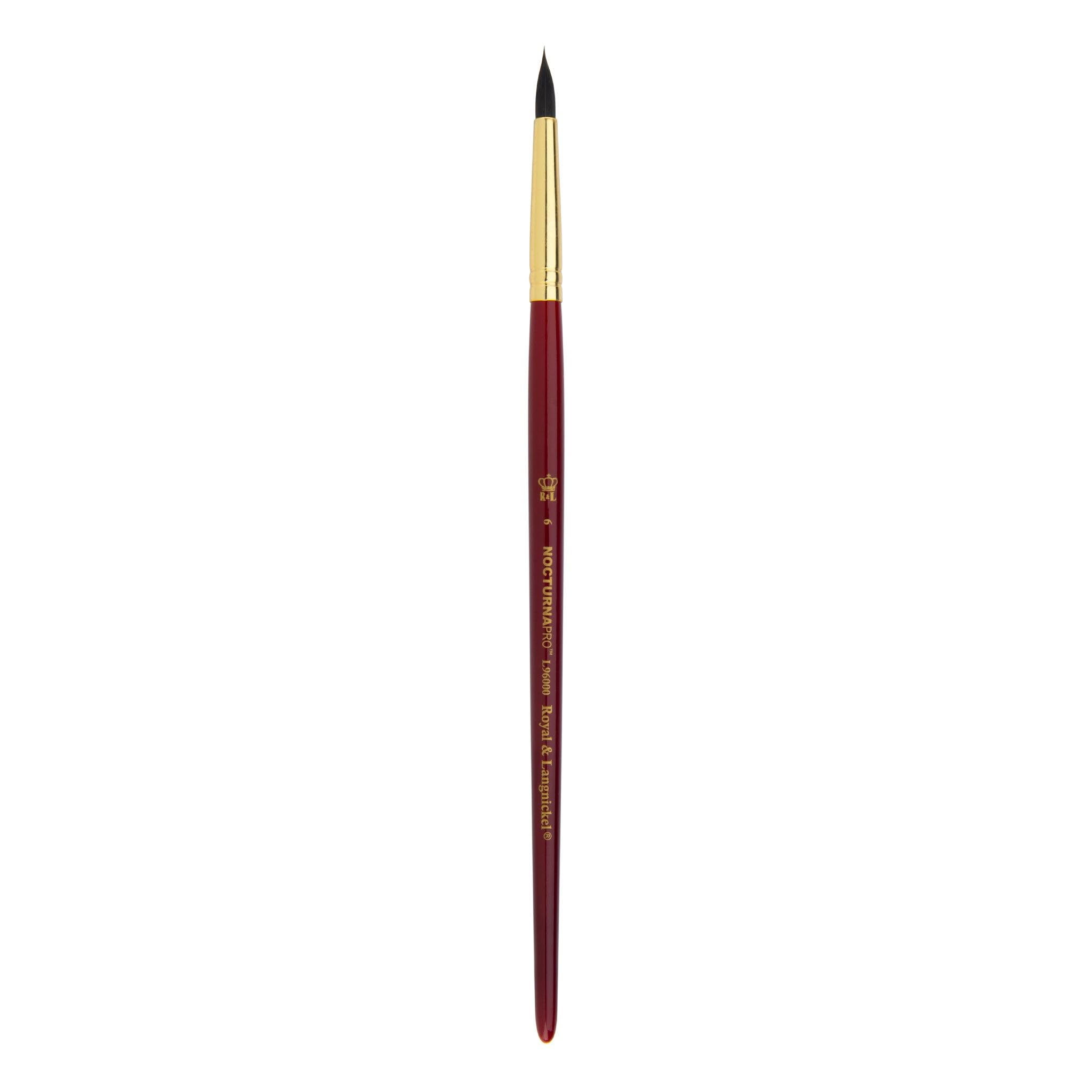 Nocturna Pro Natural Squirrel and Synthetic Round Brushes (24)