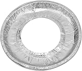 10 Pcs Round Aluminum Foil Square Stove Burn er Covers Disposable Heavy Thick Quality Bib Liners Drip Pans Gas Range Top Protectors Range Accessories