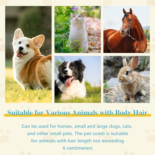 VMUTGA Groomify Pet Care Bürste, MR Waggy Tails Bürste, Fellwunder Hund, Haustier-Enthaarungskamm, für Hunde Katzen und andere Haustiere