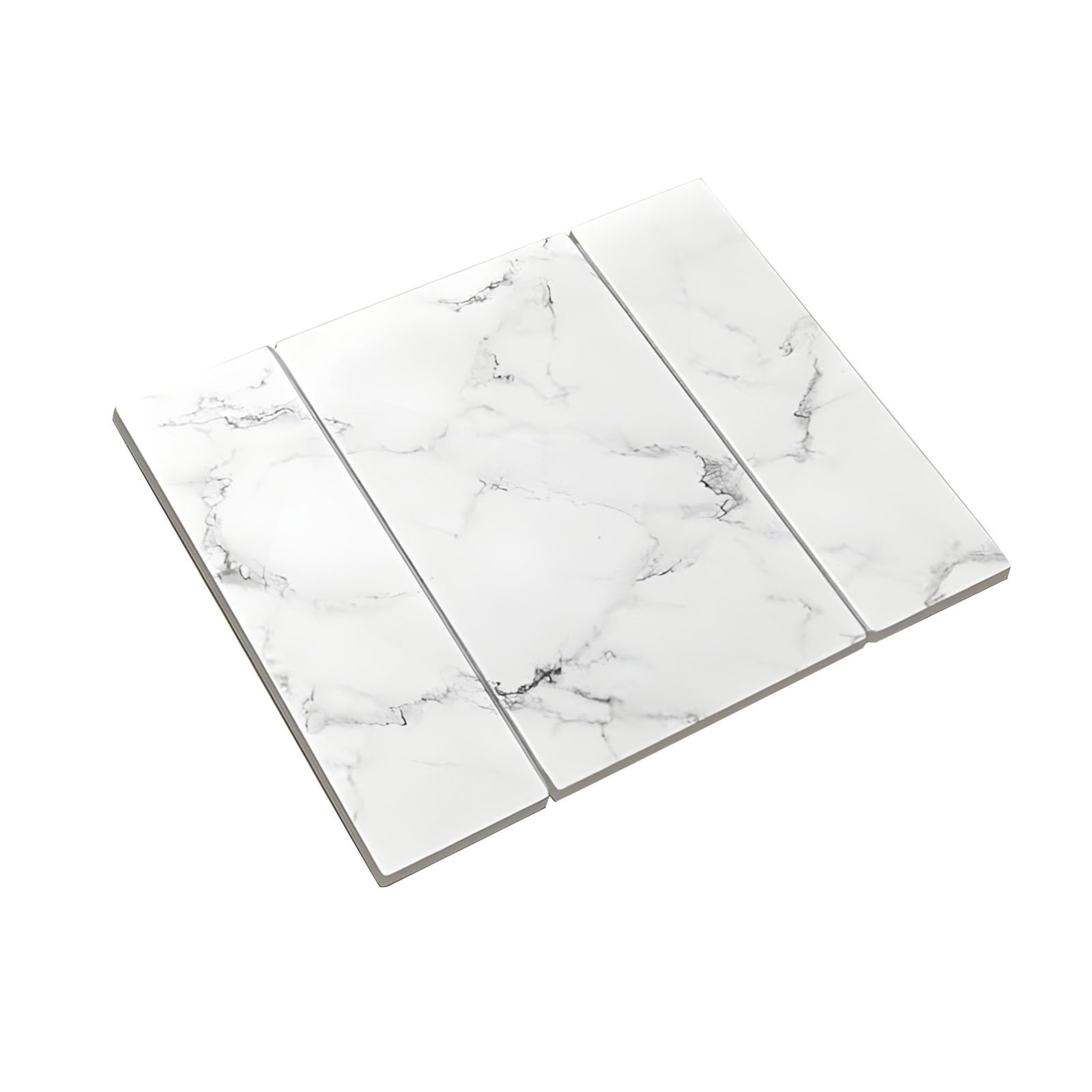our fave Diatomite Kitchen Mat for Drying Dishes 3 Layer Construction High Absorbency Marble Design Large Elastomer Drying Mat