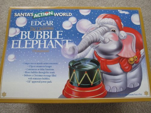 Edger The Christmas Bubble Elephant