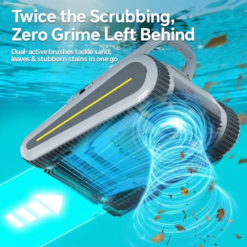 Robotic Pool Cleaner with Wall Climbing