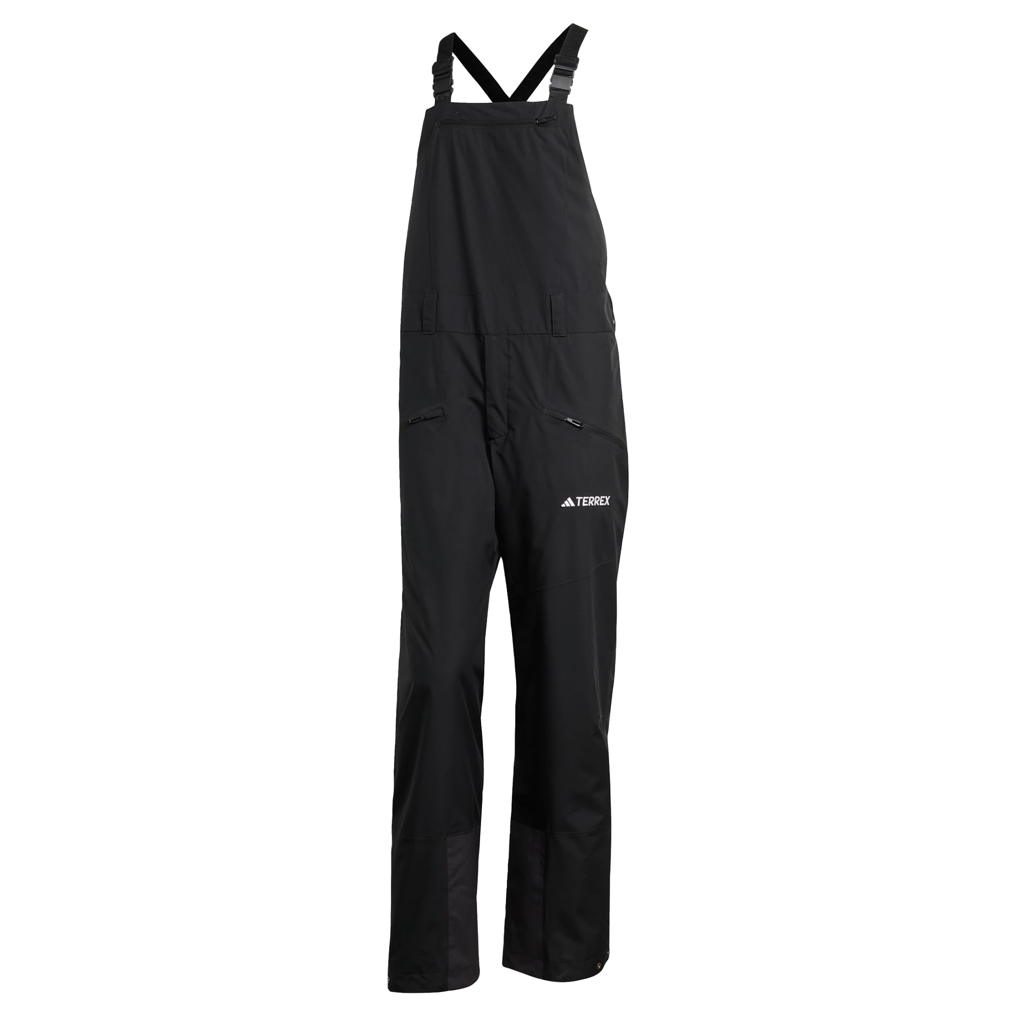 adidas Men's Terrex Multi 2 Layer Insulated Climaproof Bib Pants, Black/Black, XL