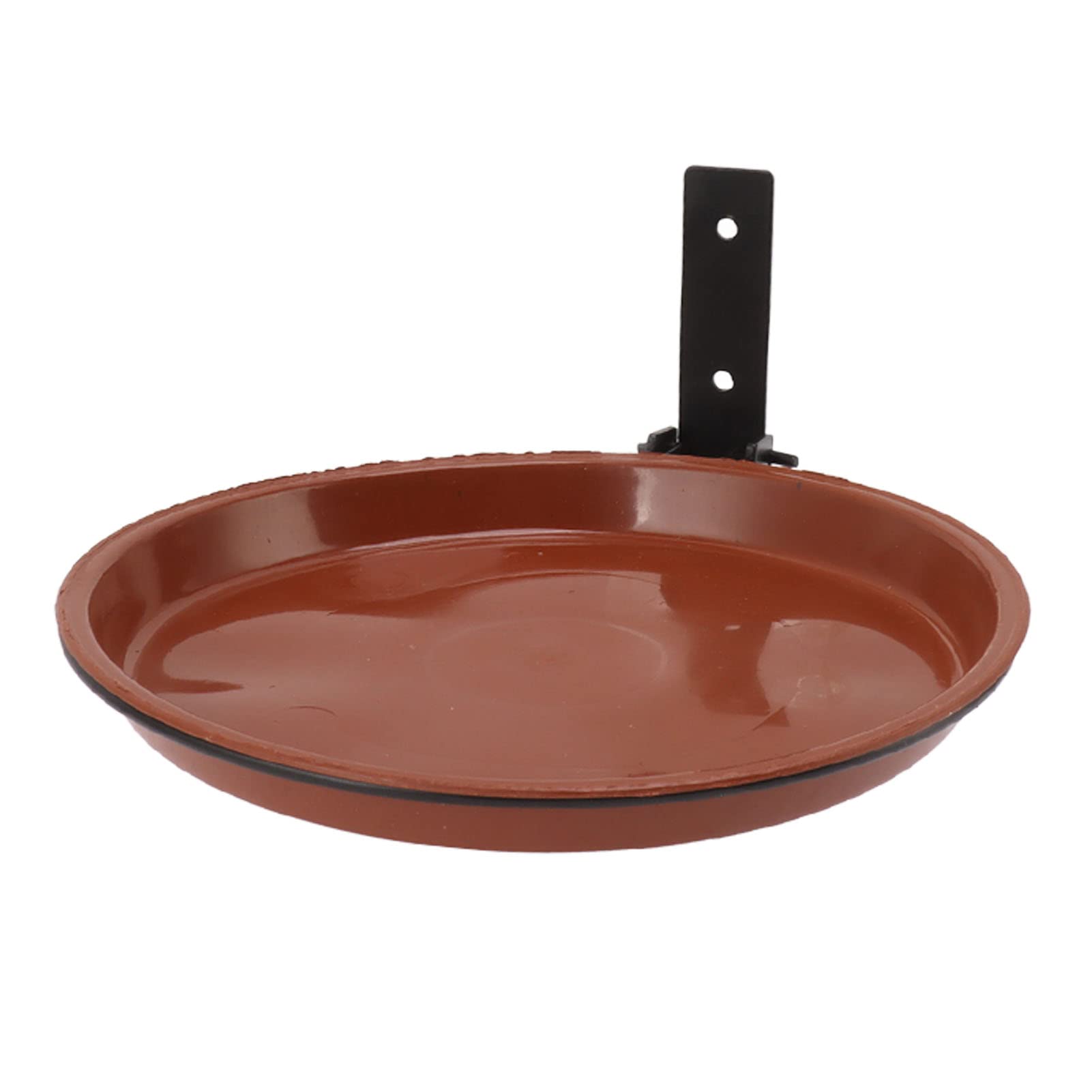 Wakects Mangiatoia per Uccelli Montata su Albero, Ciotola da Bagno per Uccelli in Plastica con Anello in Metallo Resistente, Grande Capacità, Facile da Pulire, per Osservazione degli in Giardino, (2