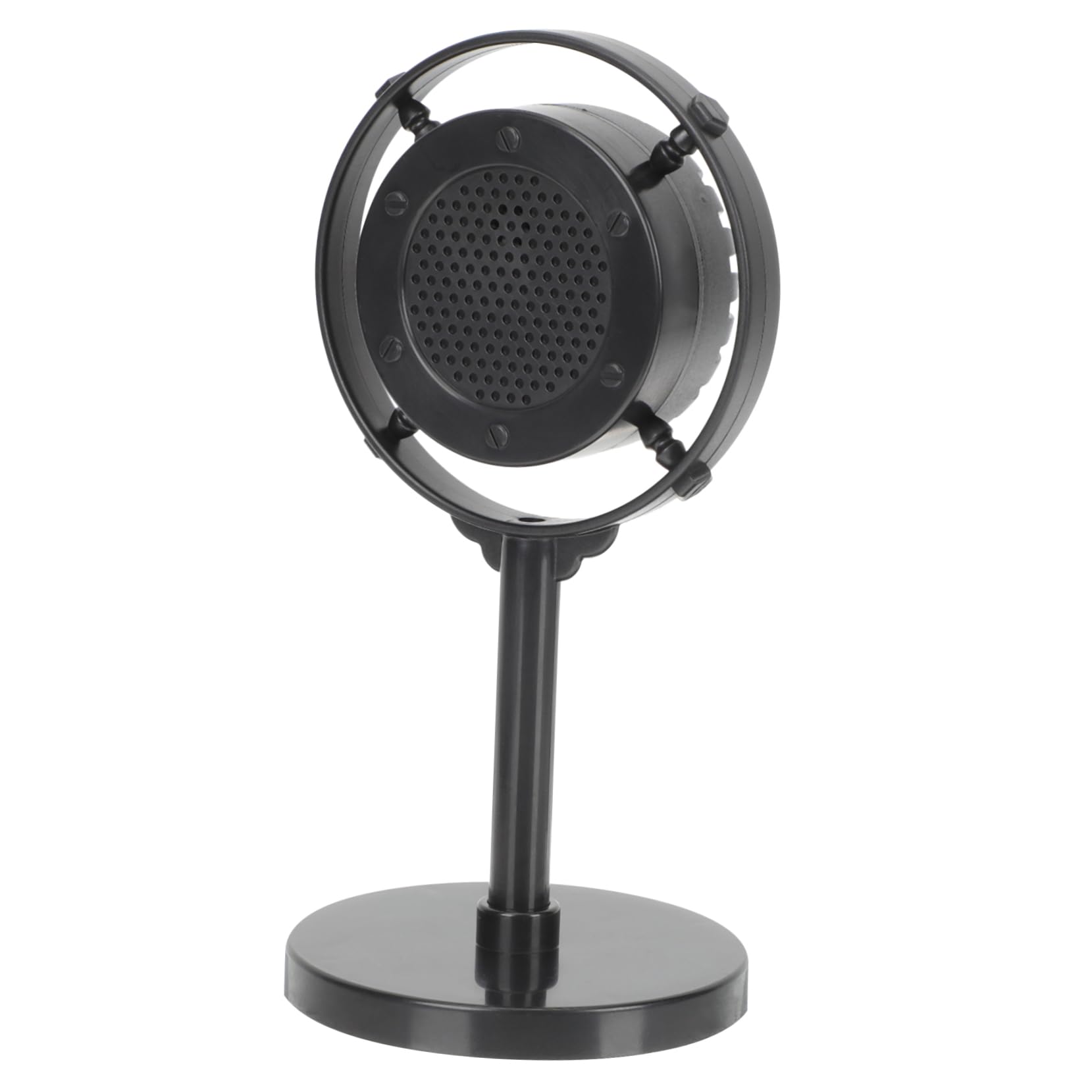 BESTonZON 4piezas Micrófono Vintage Simulado De Estilo Retro Accesorio De Fotografía para Shows y Eventos para Adultos Modelo De Prop Falso Soporte para Escenarios De Entretenimiento y
