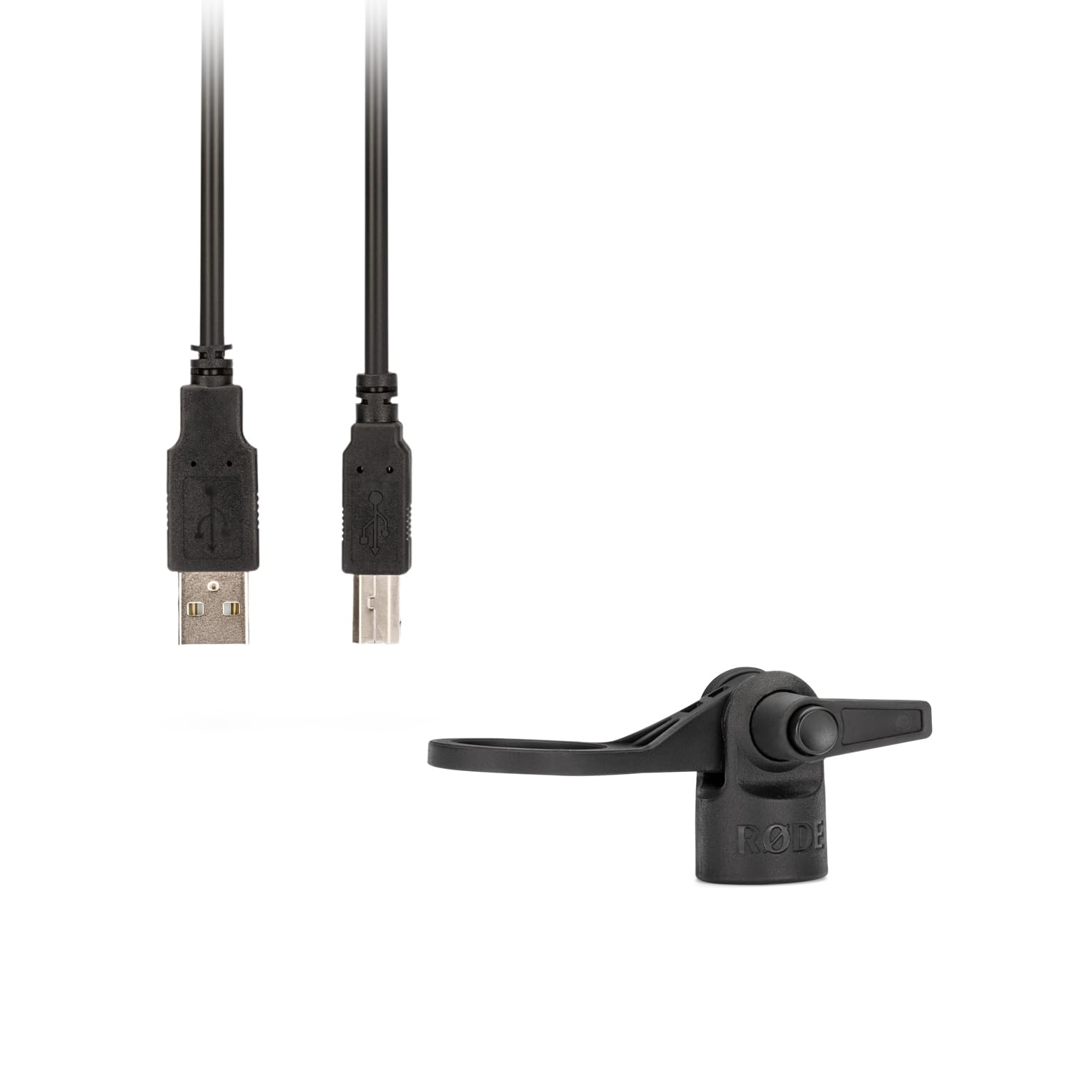 Rode Podcaster USB-Sprechermikrofon mit keepdrum MS090B Mikrofon-Spinne Schwarz