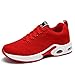 Femme Mode Baskets Fitness Gym Athlétique Multisports Outdoor Chaussures de Sports Course Air Sneakers Rouge 42 EU