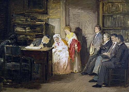 Tableau l'État civil Gioacchino Toma pour Habiller un Grand Mur Vide