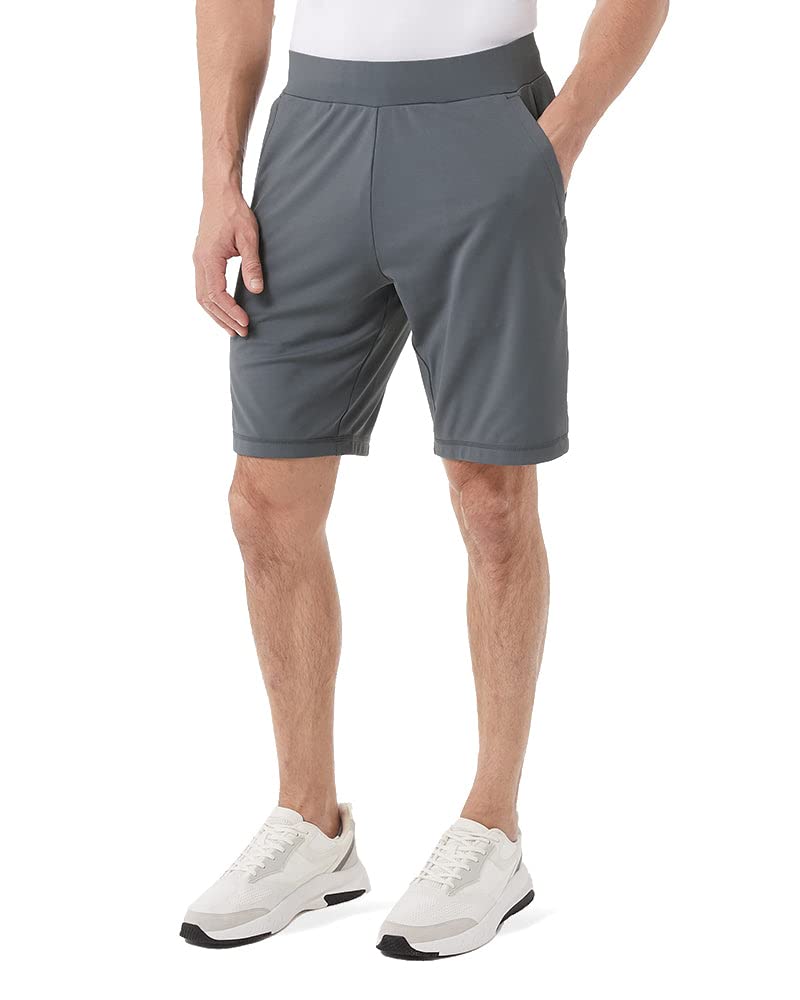 32 Degrees Cool Men's Active Stretch 10 Inch Short | Regular Fit | Active | Adjustable Drawstring | Unlined