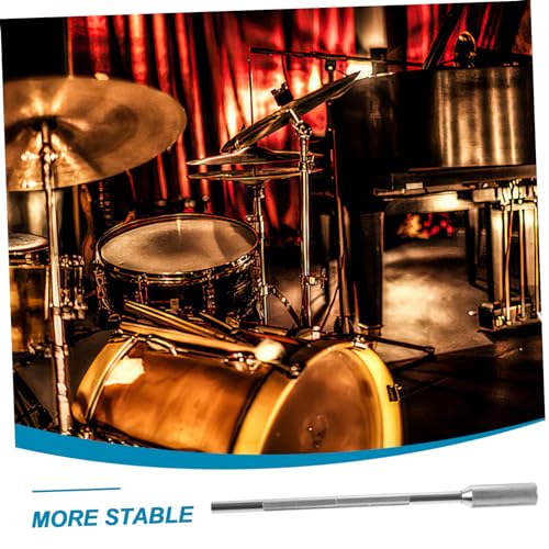 Soporte de montaje para cowbell Abaodam para bombo con extensión de varilla doble compatible con kits de batería miniatura 4