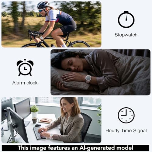 CIVO Digital Watches for Women Men: Sports Waterproof Ultra-Thin Big Face Watch Suitable for Larger Wrists - Soft Silicone Wristwatch with Stopwatch Alarm for Outdoor Enthusiast - Running & Hiking - Image 4