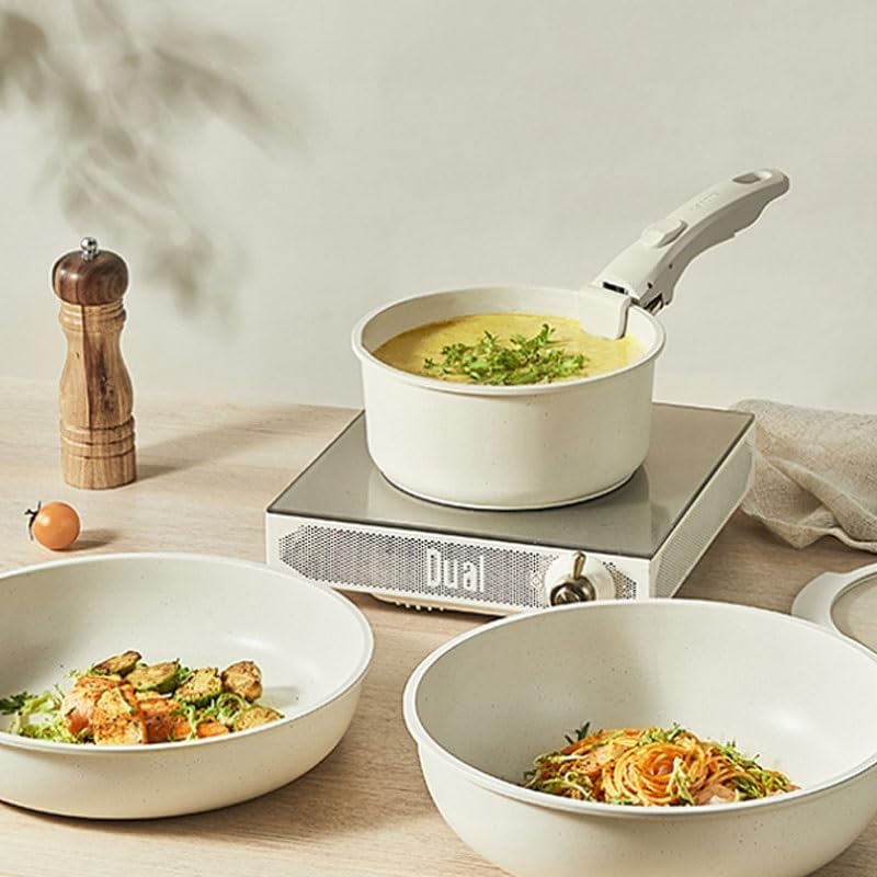 Complete Kitchen Set with Medical Stone Non stick Frying Pans Cookware