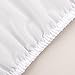Mellanni Microplush Mattress Pad - Overfilled Mattress Topper Queen Size - 21