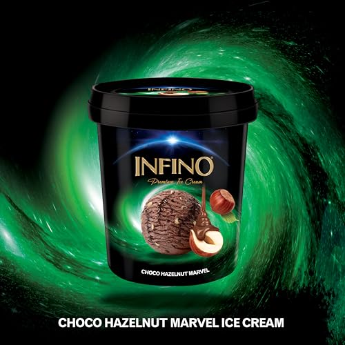 Image of INFINO Chocolate Hazelnut Marvel Premium Icecream Tub, 700ml