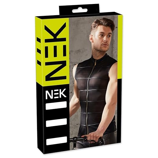 Nek - Camiseta De Tirantes Translúcida Con Cremallera S Small