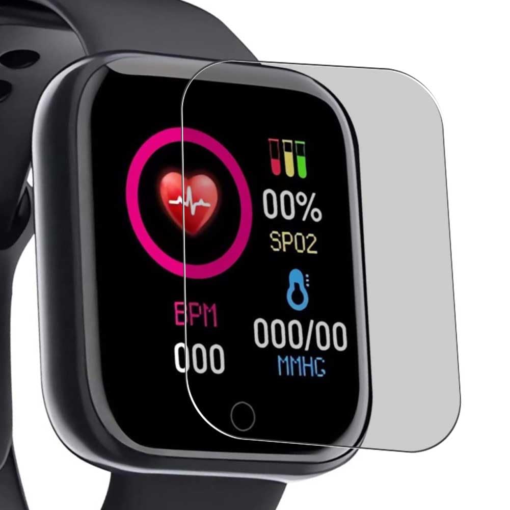 Puccy Privacy Screen Protector, compatible with YEKEI KOMUSII KANGYUE Y68 D20S 1.44" Smart Watch smartwatch Anti Spy Film TPU Guard （ Not Tempered Glass Protectors ）