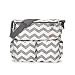 Skip Hop Dash Signature Messenger Diaper Bag, Chevron
