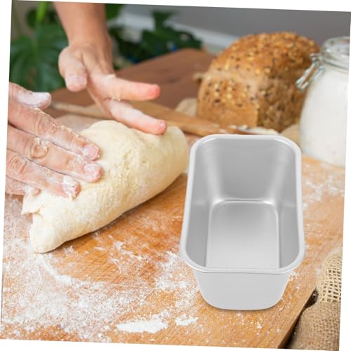 Mikinona 2-piece Bread Toast Tool Kitchen Bakeware Tray Non-stick Cheesecake Molds Cake Tin Pan Rectangle Baking Molds Steel - Image 4