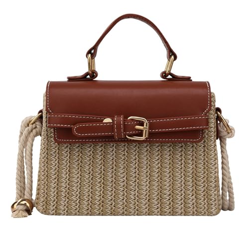 Sac en paille pratique pour ranger vos essentiels de plage avec style