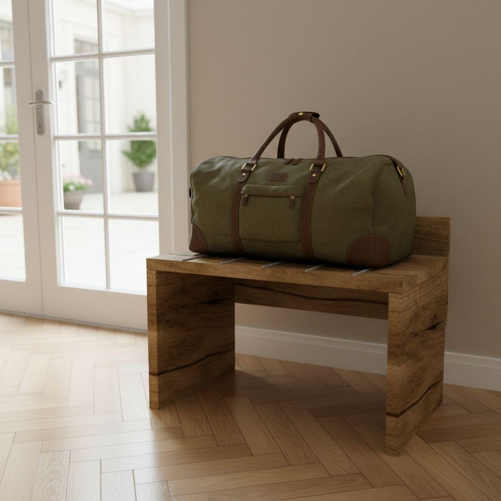 Porte-bagages sur pied design - Stabilité et style pour vos valises
