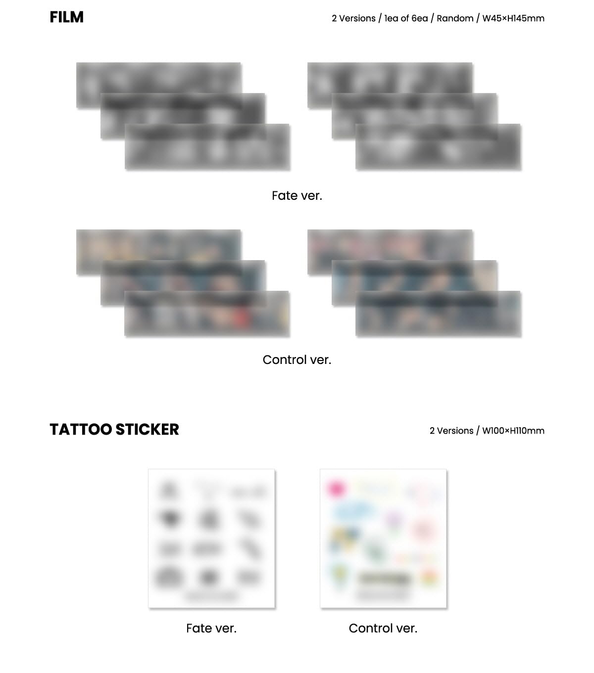 Dreamus VICTON - Chaos (séptimo mini álbum) CD+Beneficio de Pre-Ord+Póster plegado+Juego de tarjetas de fotos extra (Fate+Control ver SET), (L200002428), 140x125 mm