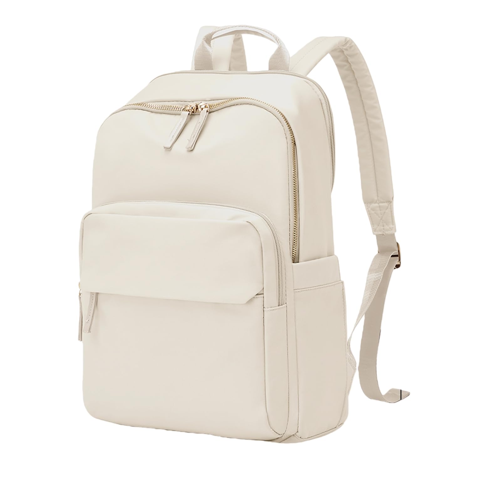 Gyios backpack Simple Laptop Backpack, Large Capacity Rucksack For Travel, Work, School And Daily Us-beige