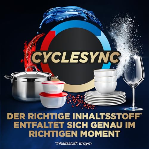 Finish Ultimate Plus Infinity Shine Citrus Spülmaschinentabs, Geschirrspültabs für intensive Reinigung gegen hartnäckige Flecken, starke Fettlösekraft und Glanz mit Schutzschild, 105 Caps
