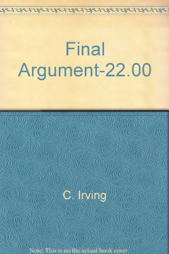 Final Argument-22.00 0831753838 Book Cover
