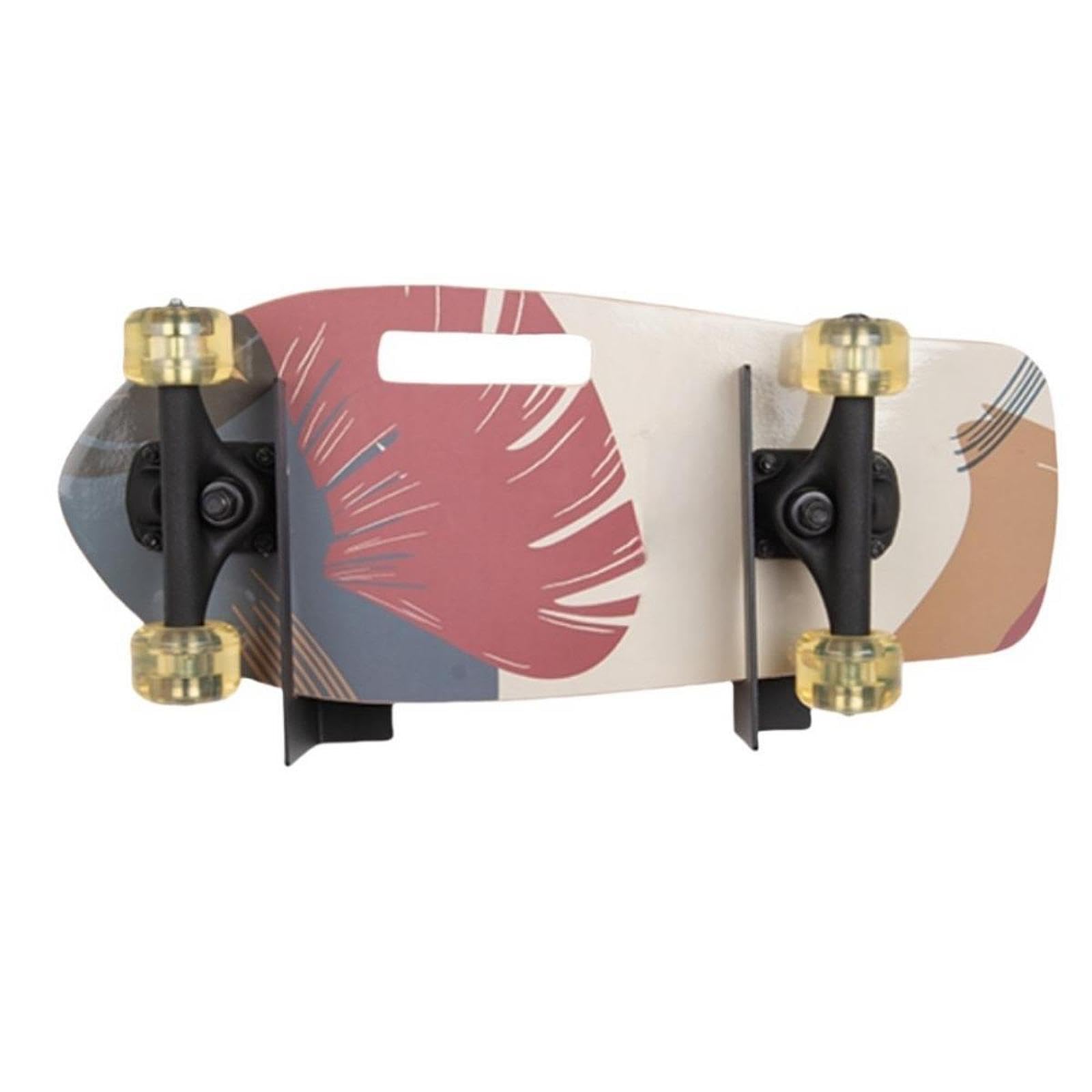 Colaxi Skateboard Storage Rack Wall Mounted Iron Shelf Multiuse Space Saving Snowboard Hanger Ski Stand for Apartment Office Bedroom