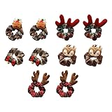 Hair Accessories Hair Scrunchy Christmas Christmas Check Elastic Hair Bands Lovely and Versatile Hai