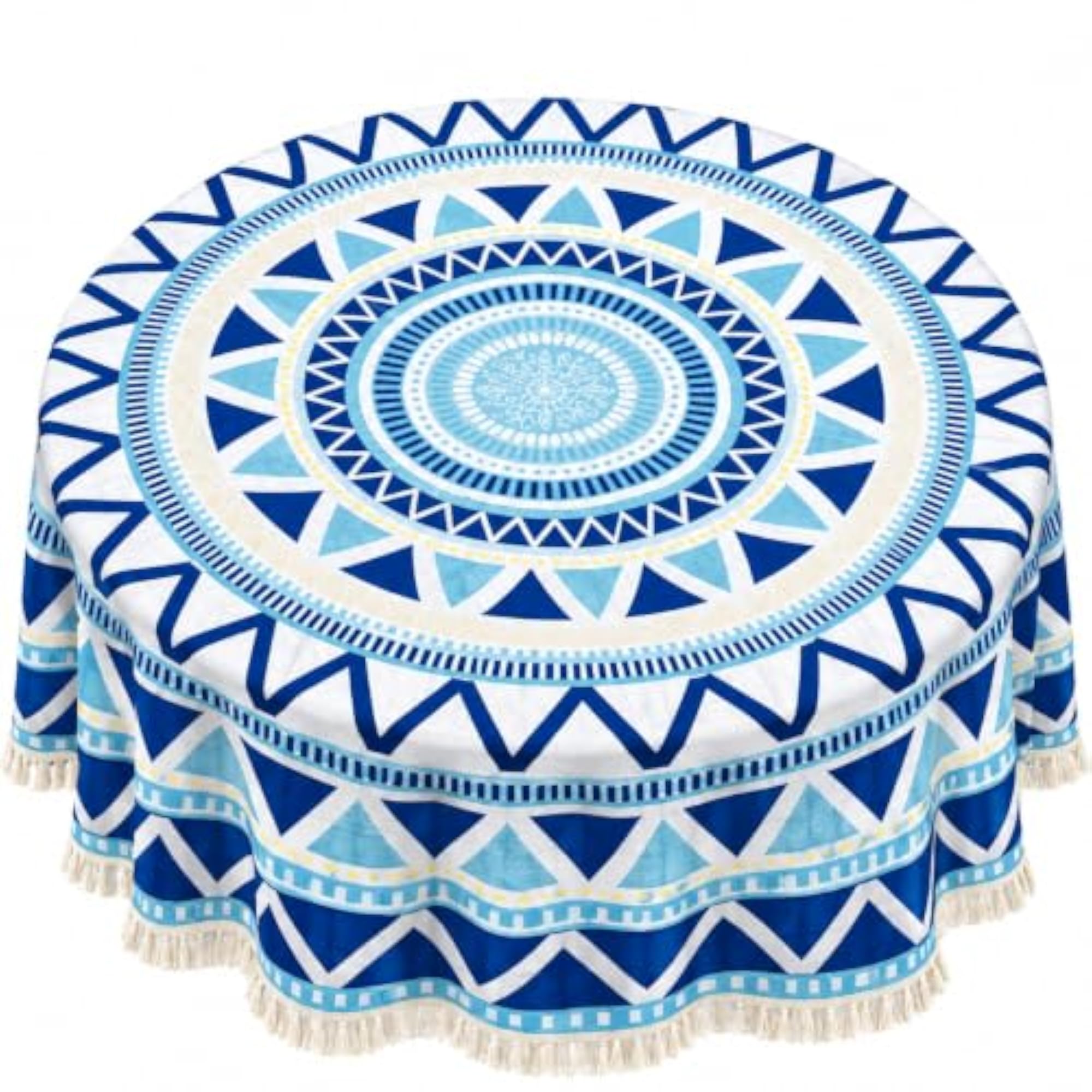 Cutwork Embroidered Floral Square Table Cover