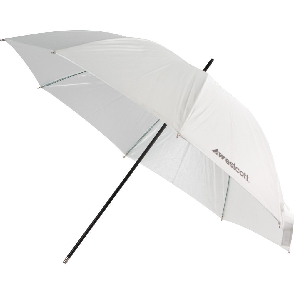 Westcott Standard Umbrella - Optical White Satin Diffusion (32")
