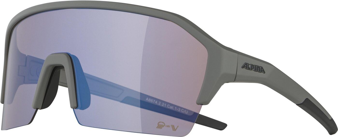 ALPINA Unisex - Dorośli, RAM HR Q-LITE V Okulary sportowe
