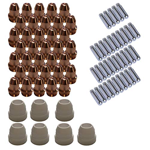 Image of Lotos Plasma Cutter Consumables Sets for Brown Color LT5000D and Brown Color CT520D (77 Pieces)