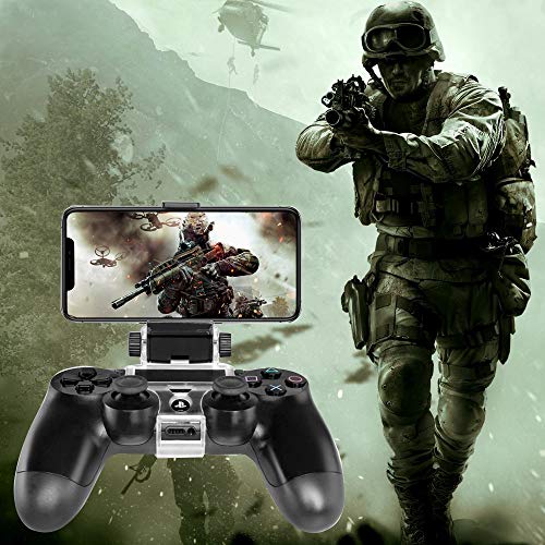Tnp Ps4 Controller Phone Clip Holder Clamp Mount Bracket For Sony Playstation 4 Ps4 Dual Shock Wireless Controller [Playstation 4] For Iphone 11 Pro, 11 Pro Max, 11, Xs, Xs Max, X, 8 Plus, 8, 7 #TOP1
