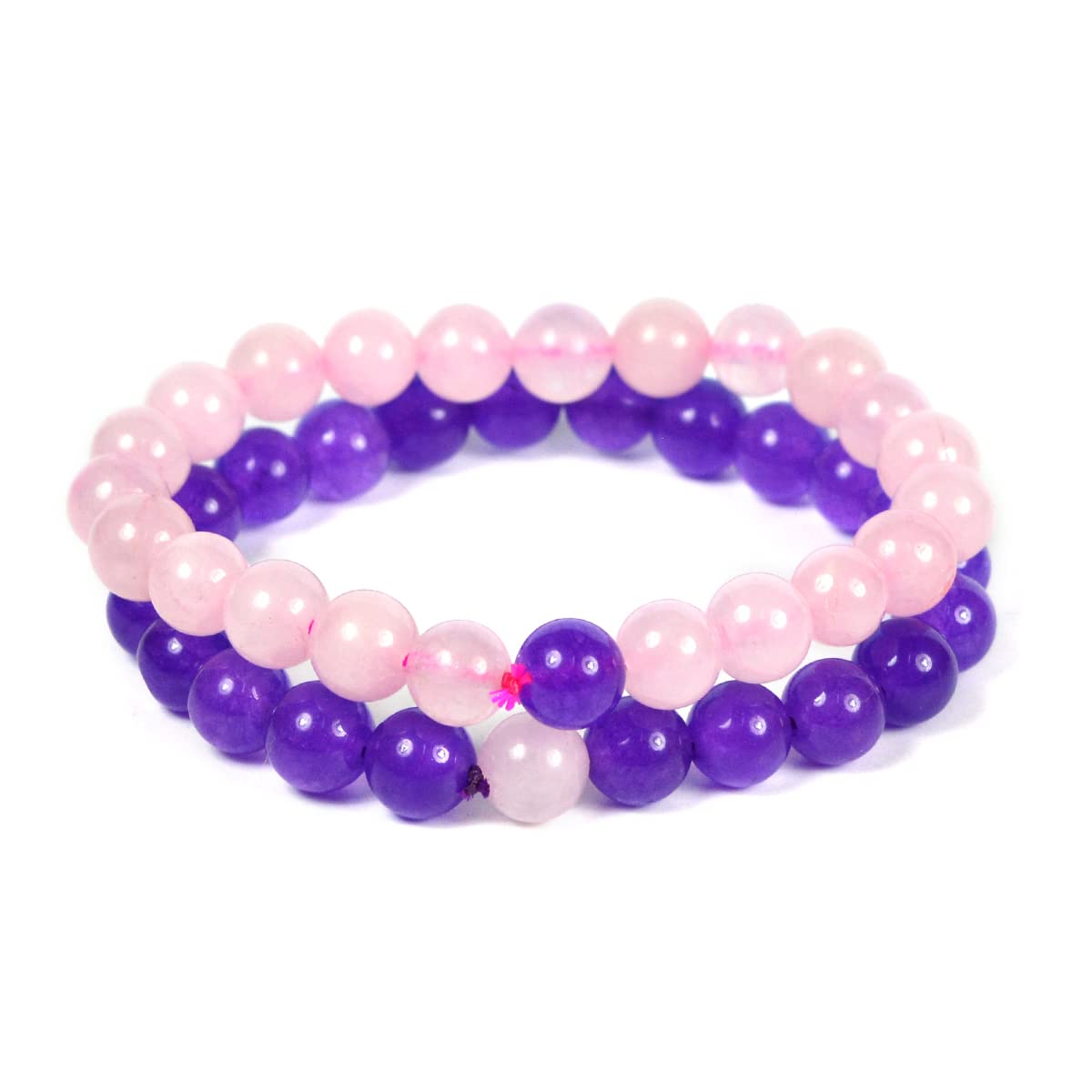 Reiki Crystal Products With Rose Quartz With Amethyst Bracelet For Unisex Adult (B07K22JMCP) Amazon Price History, Amazon Price Tracker