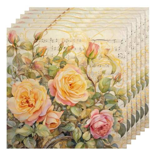 Servilletas de Tela Multicolor Set x6 50.5x50.5 cm miniatura 1