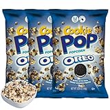 COOKIE POP Oreo Cookie Coated Popcorn (5.25oz bags, 3-Pack)